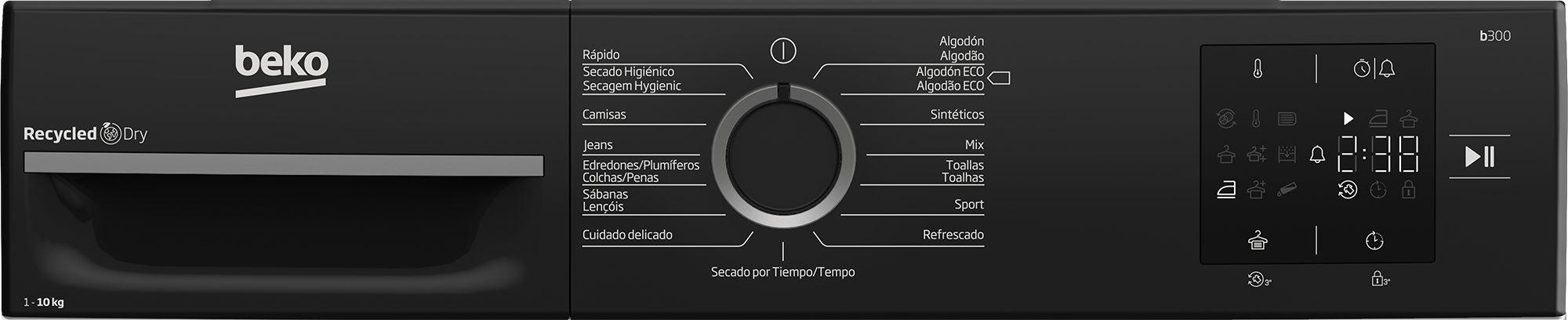 Máquina de Secar Roupa Independente BEKO BM3T30230W (10 kg - Bomba de calor - Esquerdo - Branco), miniatura 6