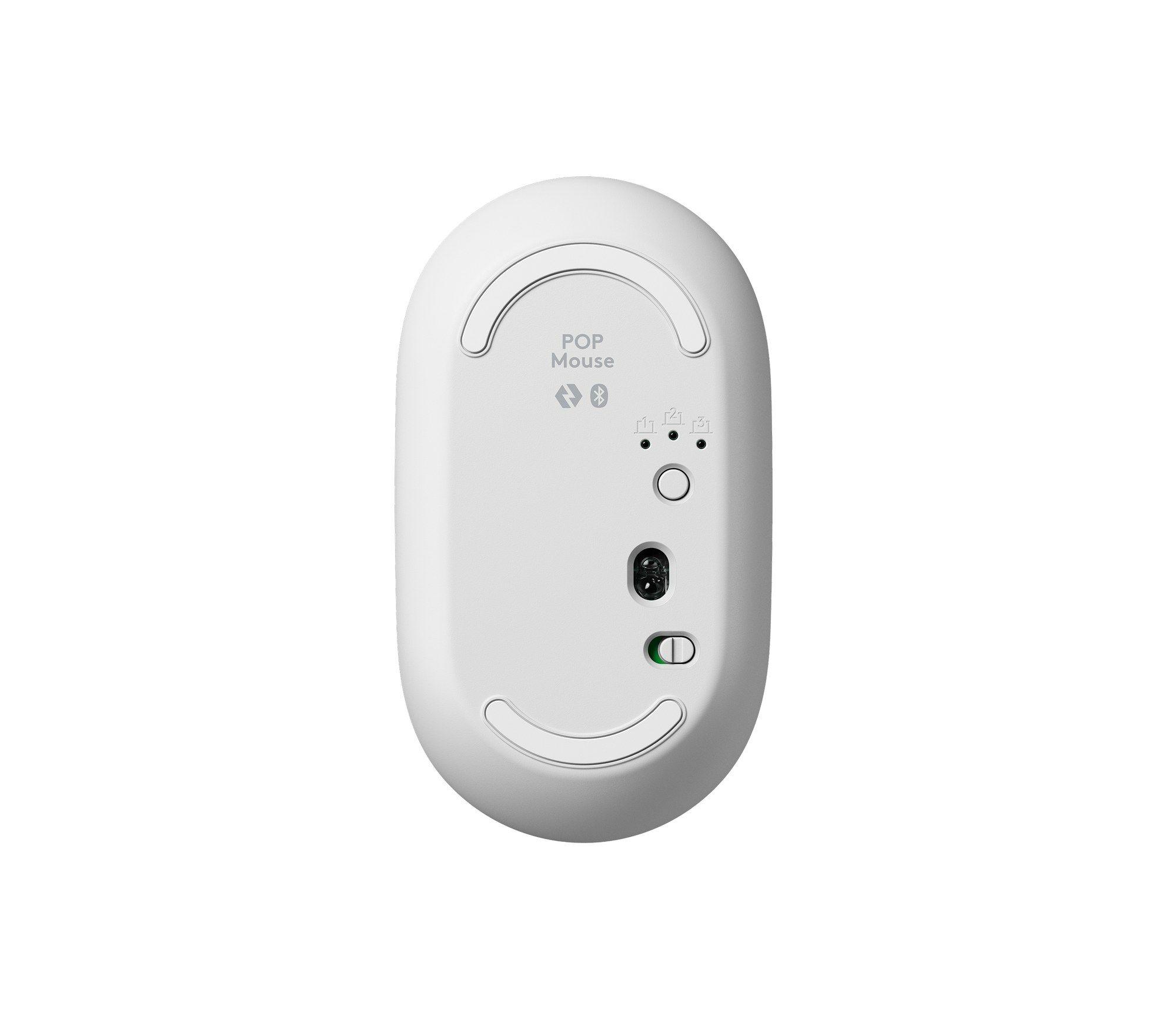 Conjunto de Teclado e Rato LOGITECH POP Icon Combo (Francês - Teclas de tesoura - Mini - Branco), miniatura 2