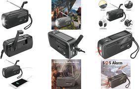 Rádio de Emergência LOGILINK SP0074 (Preto)
