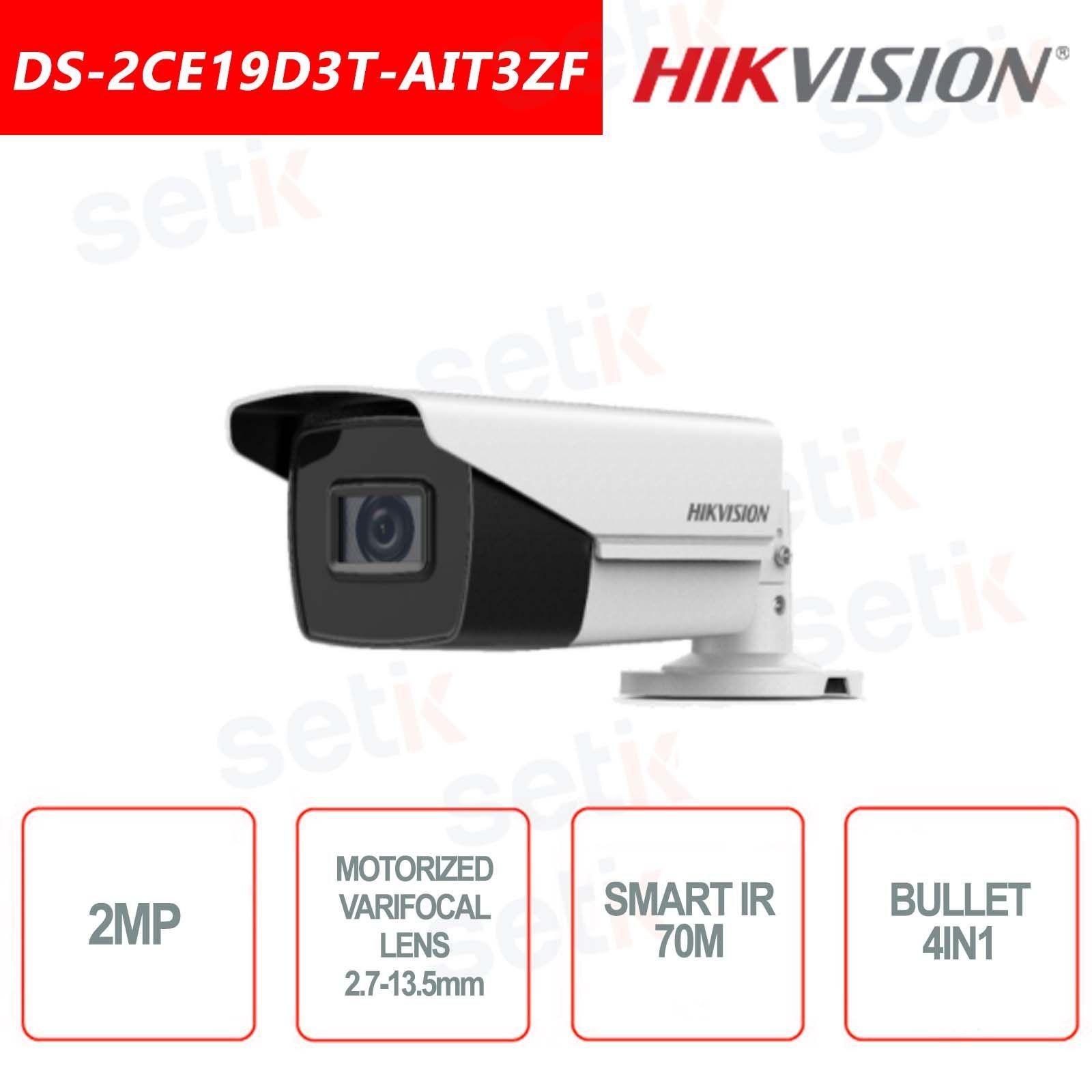 Câmara Bullet HIKVISION DS-2CE19D3T-AIT3ZF(2.7-13.5mm) (2 Mpx - Exterior - DC 12 V / AC 24 V), miniatura 5