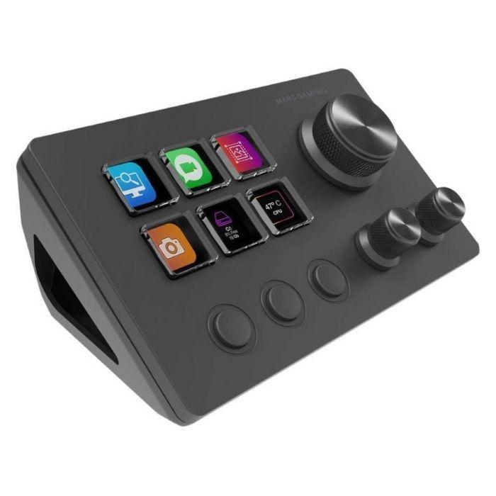 Control Deck MARS GAMING MSD-TWO (9 botões - USB Tipo-C - Preto) — miniatura 3