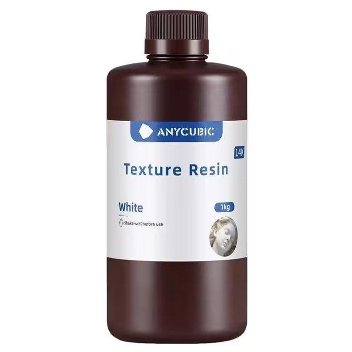 Resina para Impressão 3D ANYCUBIC 14K Texture Resin (1 kg - Branco)
