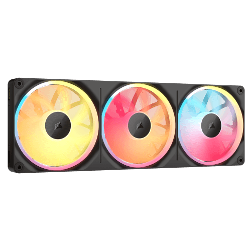 Kit de 3 Ventoinhas para Caixa PC CORSAIR iCUE LINK LX360 RGB (RGB, 54 LEDs, circuitos duplos)