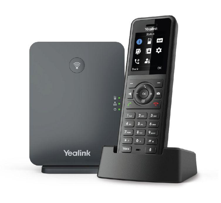 Telefone IP DECT YEALINK W77P (40 h de conversação - 1,8" - Cinzento)