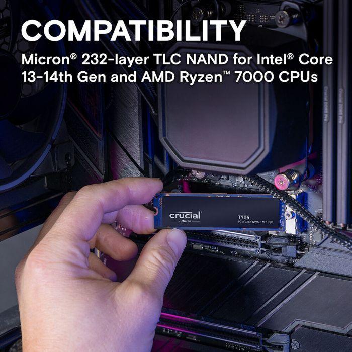 SSD CRUCIAL T705 1TB (1 TB - M.2 2280 - PCIe 5.0 NVMe) — miniatura 4