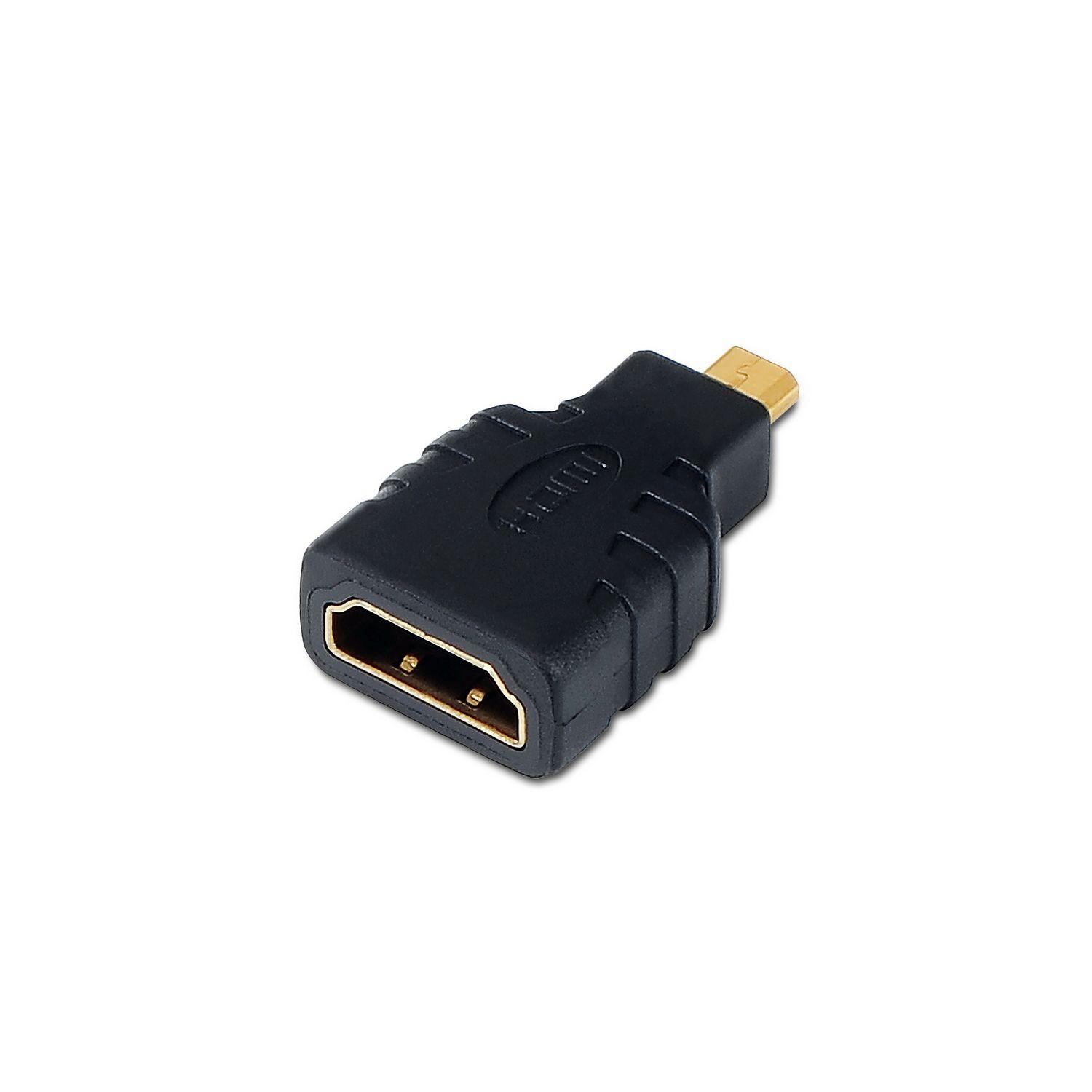 Adaptador AISENS A121-0125 (120 Hz - Micro HDMI - Tablets e câmaras digitais - Preto), miniatura 2