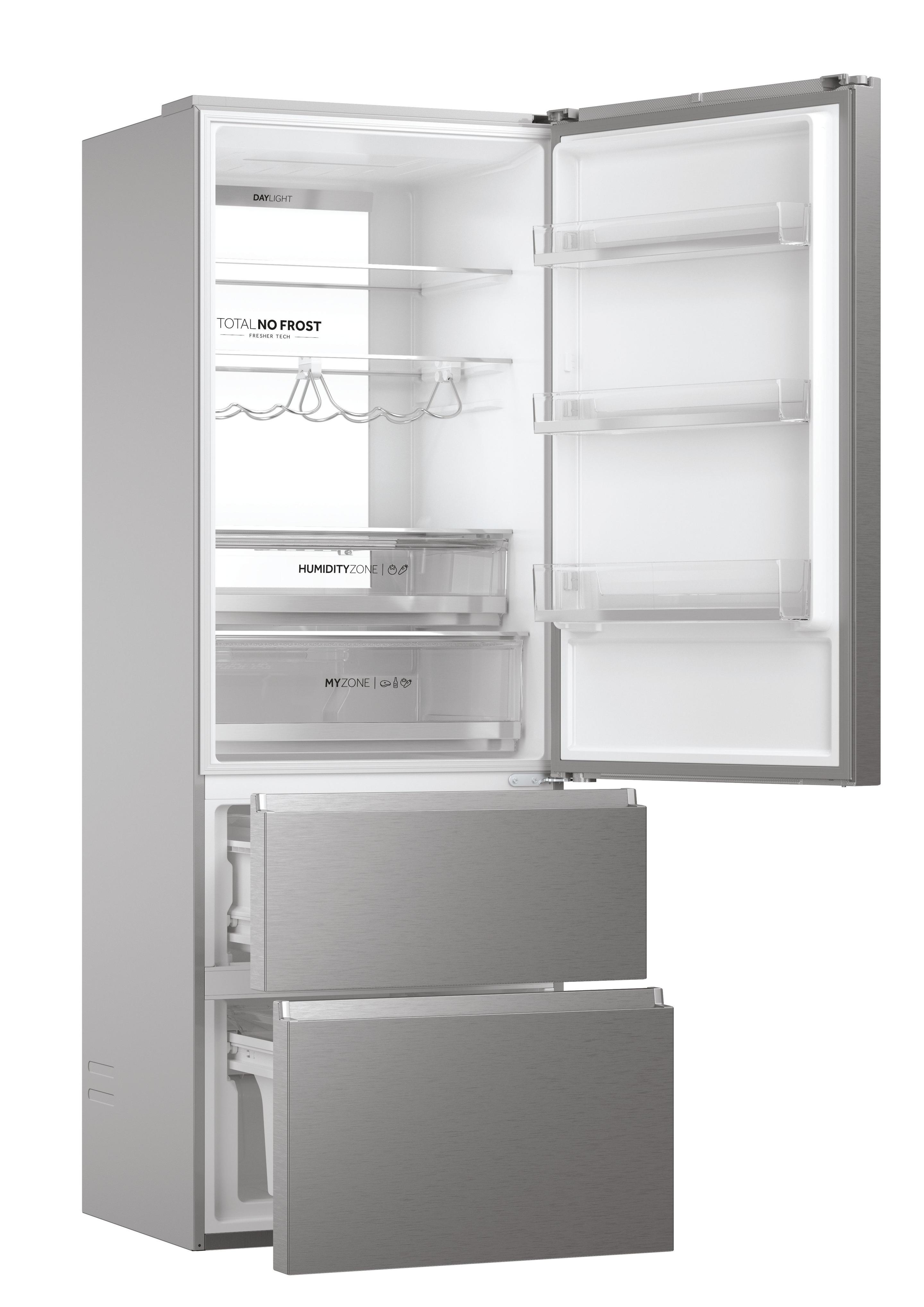 Frigorífico Combinado Independente HAIER HTW7720BNMM (486 l - hOn - 200,6x70x67,5 cm - Prateado) — miniatura 4