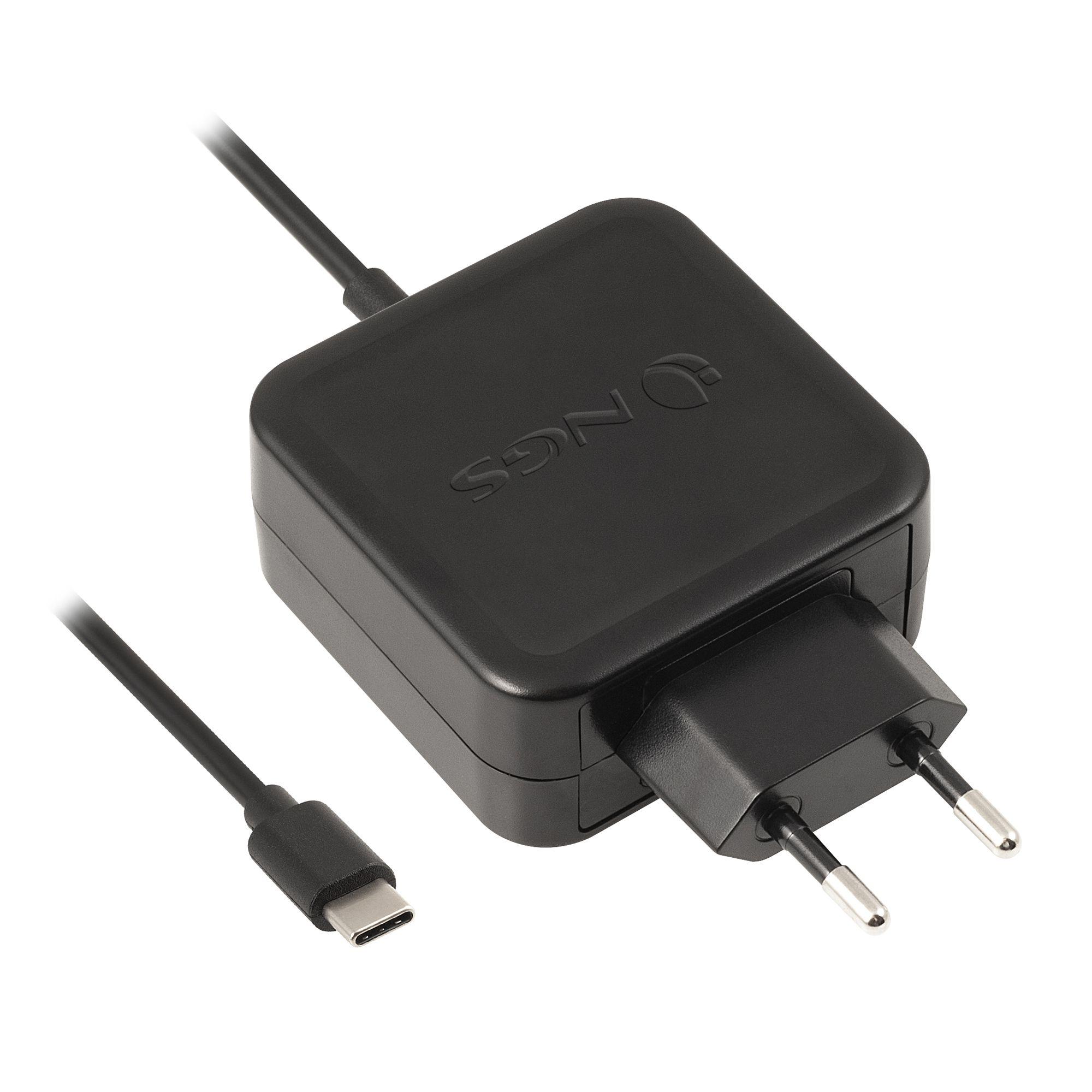 Carregador de Portátil NGS W-45WTYPEC (45 W - 1 A - 2,25 A - Preto)
