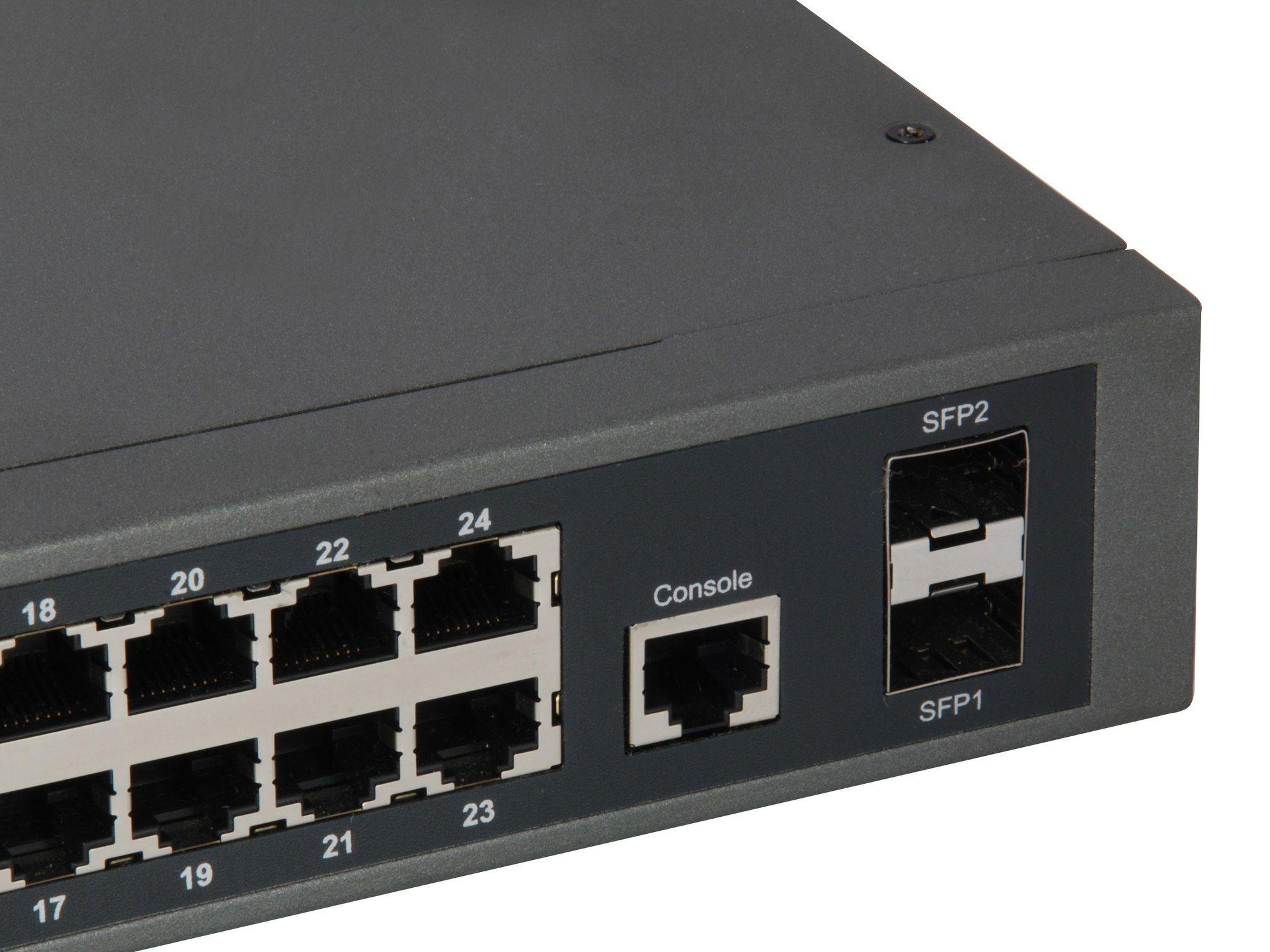 Switch LEVELONE GEP-2652 (Gigabit Ethernet - 128 MB - L2 - Cinzento), miniatura 2