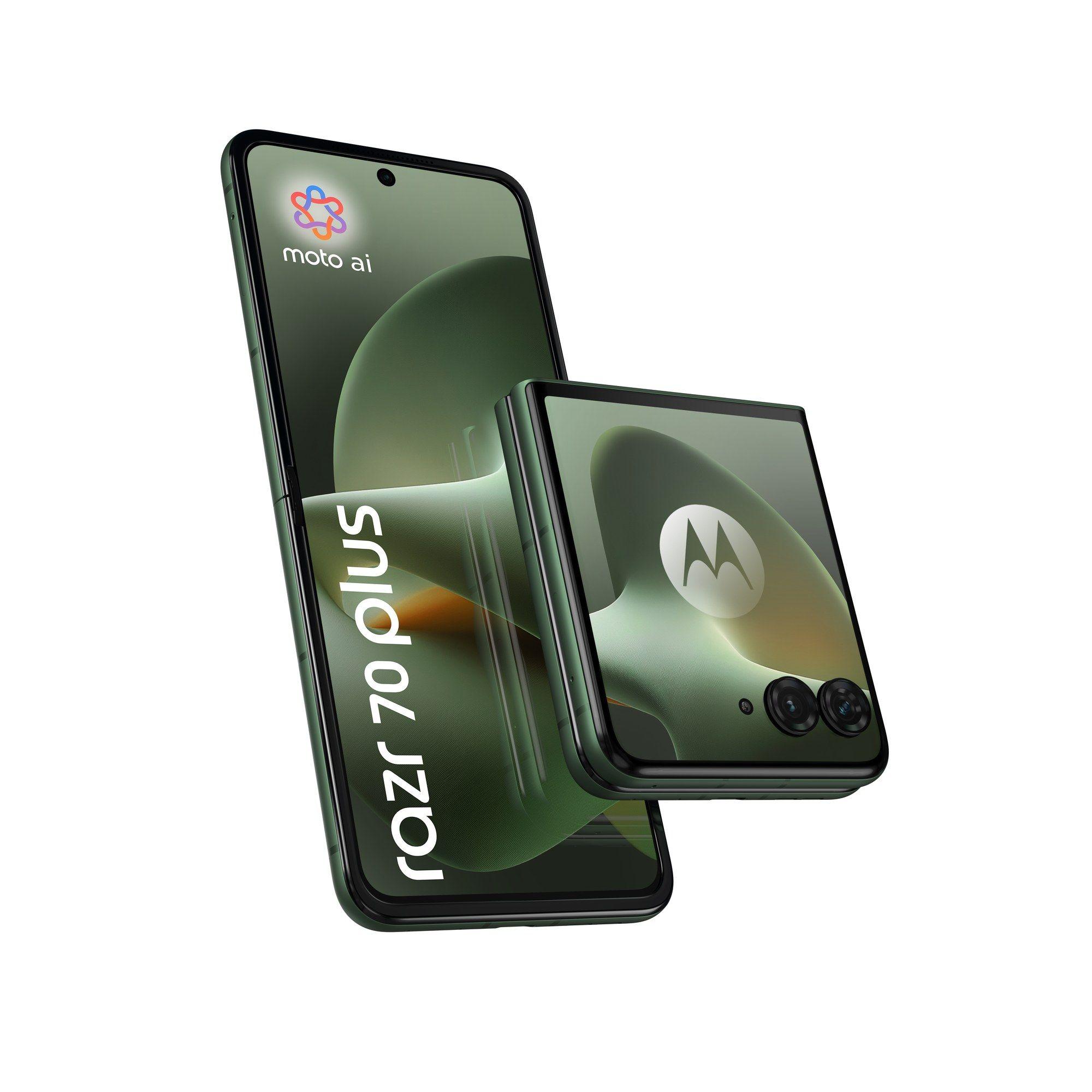 Smartphone MOTOROLA razr 70 plus 5G (12GB RAM - 512GB - Verde Escuro)