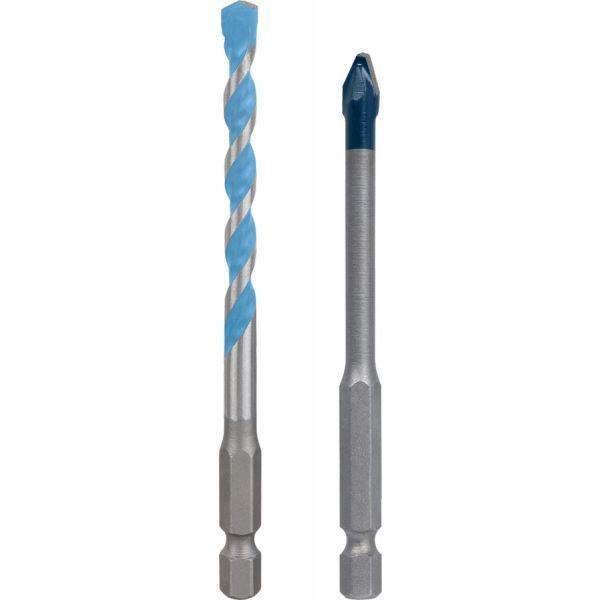 Conjunto de Brocas para Berbequim BOSCH EXPERT HEX-9 (Carboneto - 90 mm e 100 mm)