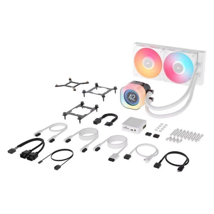 Kit de Refrigeração Líquida CORSAIR iCUE LINK TITAN 240 RX LCD (240 mm - LCD 2,1" - Branco), miniatura 5