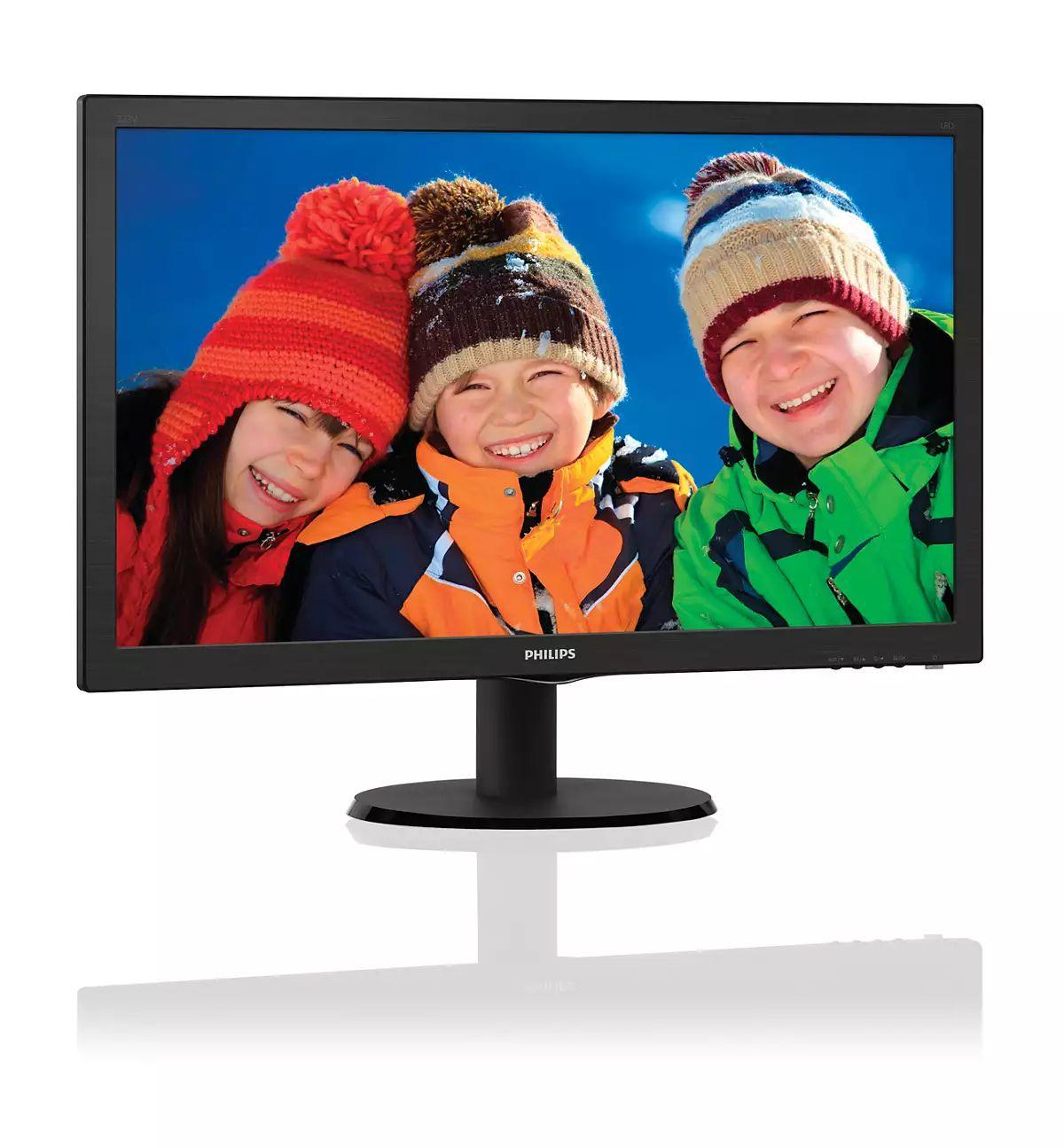 Monitor PHILIPS 223V5LSB2/10 (21,5" Full HD - Preto) — miniatura 2