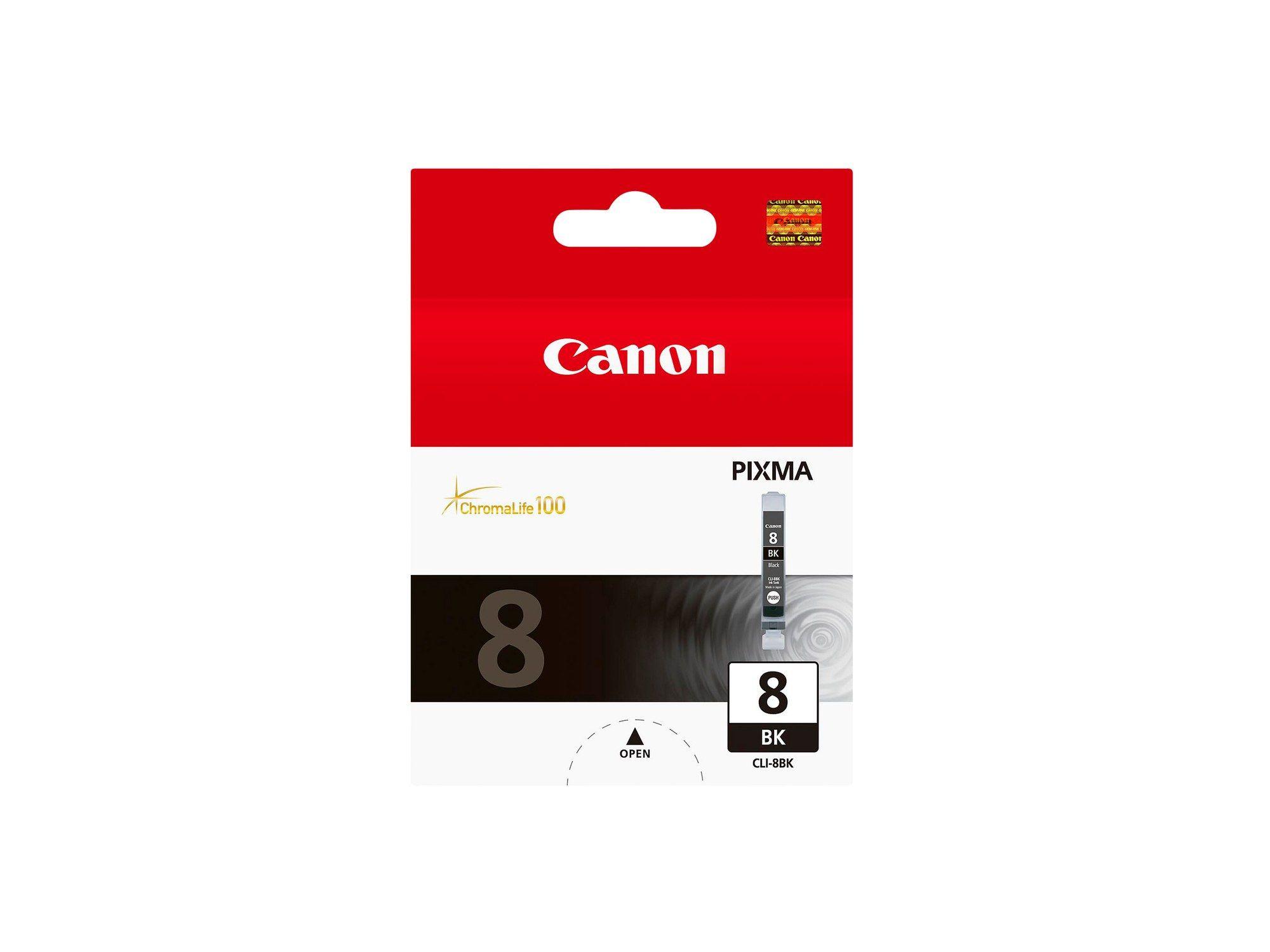 Tinteiro CANON CLI-8BK (1145 páginas - Preto)