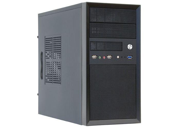Caixa de Computador CHIEFTEC CT-01B-350GPB (Micro ATX - ATX12V 2.3 / PS/2 - Mini Tower - Preto)