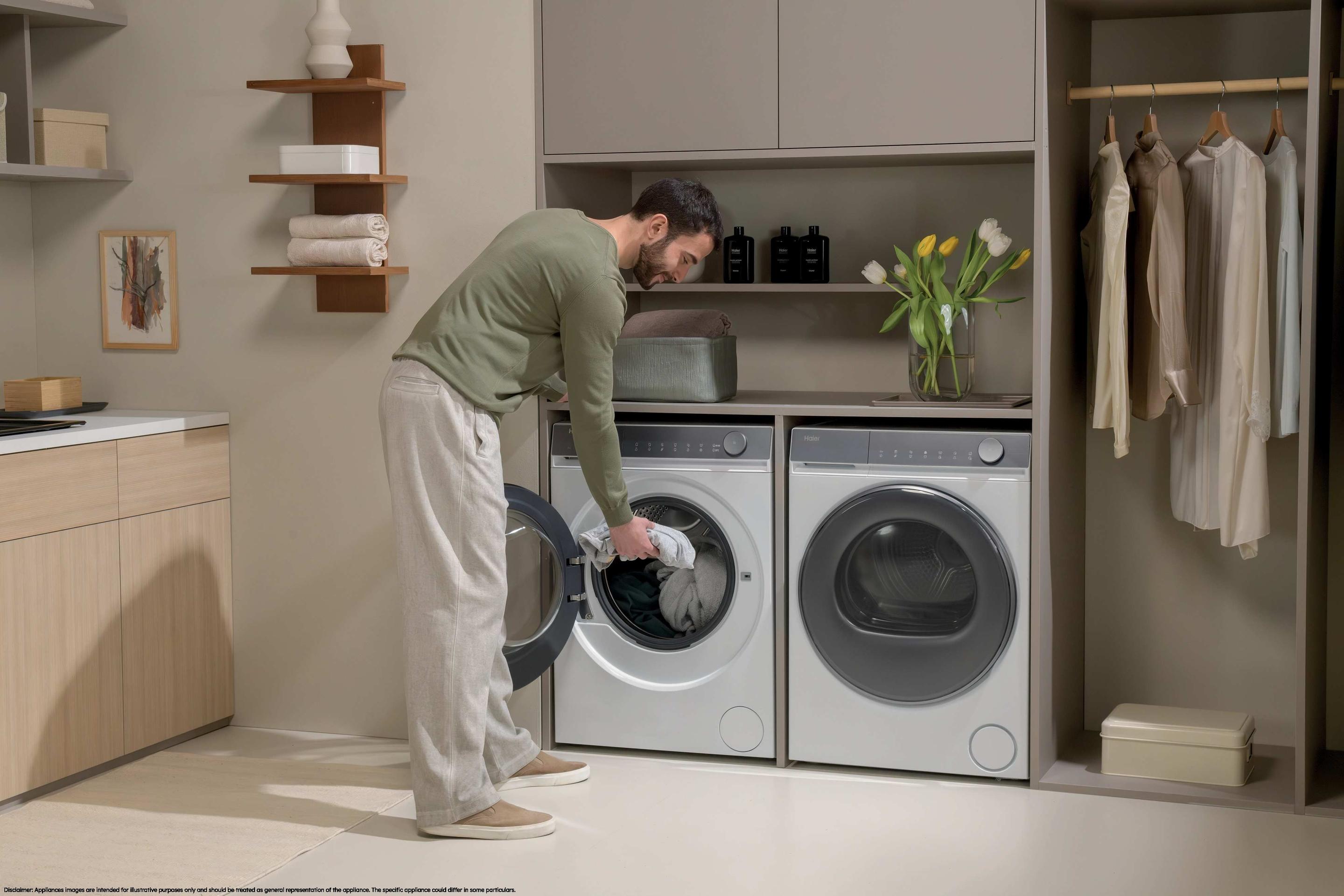 Máquina de Lavar Roupa Independente HAIER HW90B14367UIB (1400 RPM - B - A - Branco) — miniatura 11