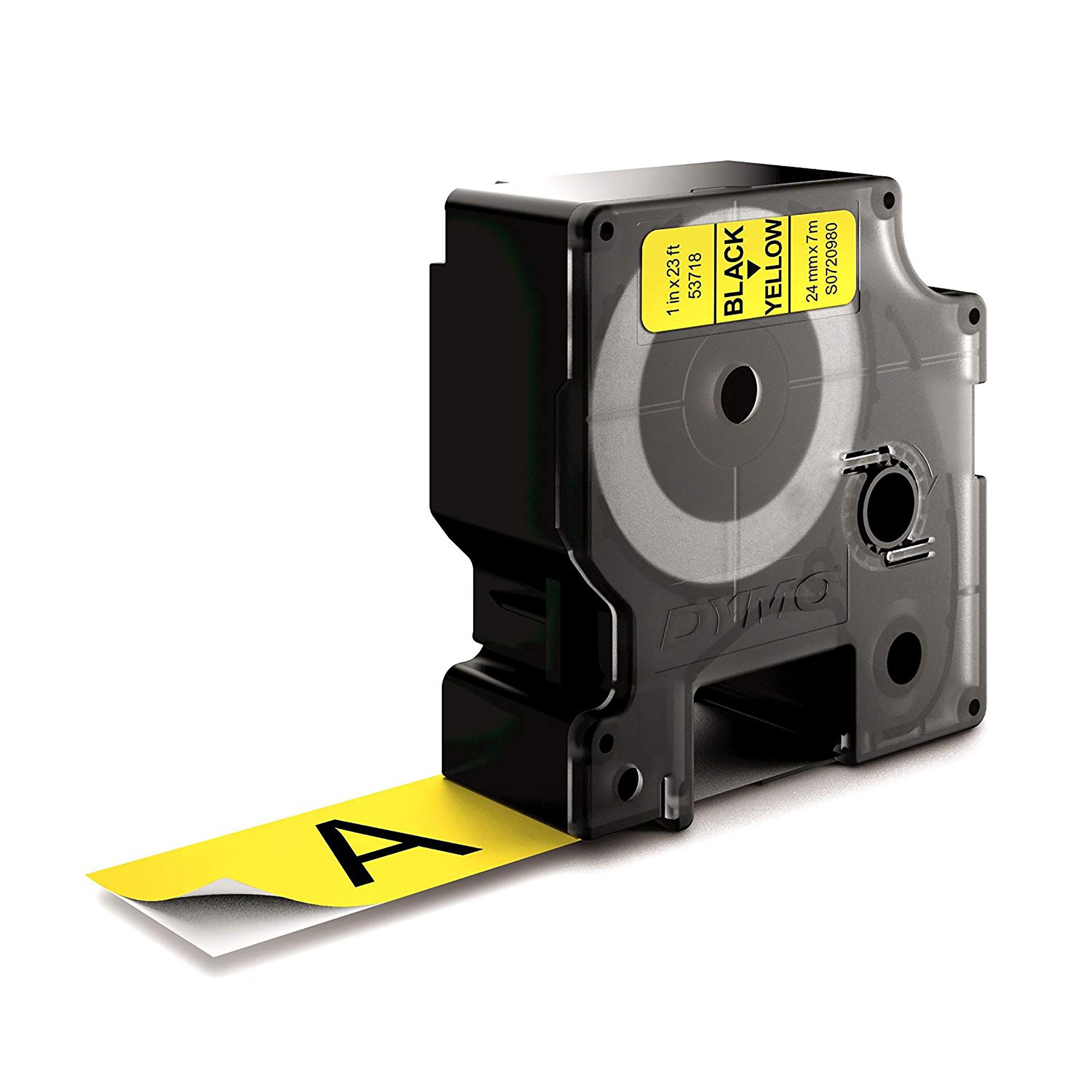 Fita de Etiquetas DYMO D1 53718 (Preto sobre Amarelo), miniatura 4