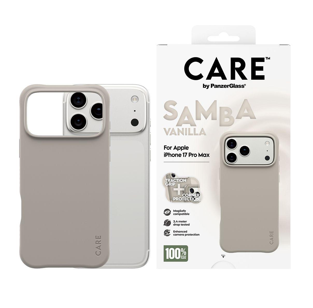 Capa para Telemóvel PANZERGLASS CARE by Samba Case MagSafe iPhone 17 Pro Max (Apple - Bege), miniatura 2