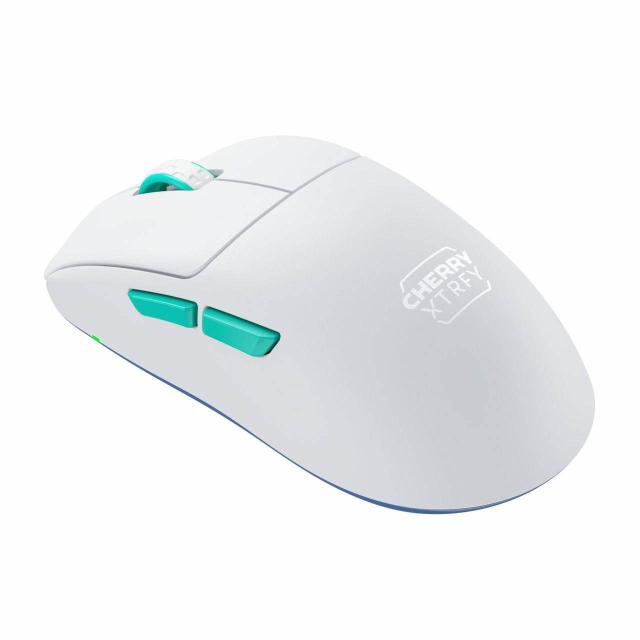 Rato CHERRY XTRFY M68 Wireless (Mão direita - 26000 DPI - Ótico - Branco, Azul e Turquesa), miniatura 2