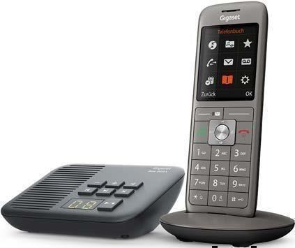 Telefone Sem Fios GIGASET CL660A (14 h - Antracite/Preto)