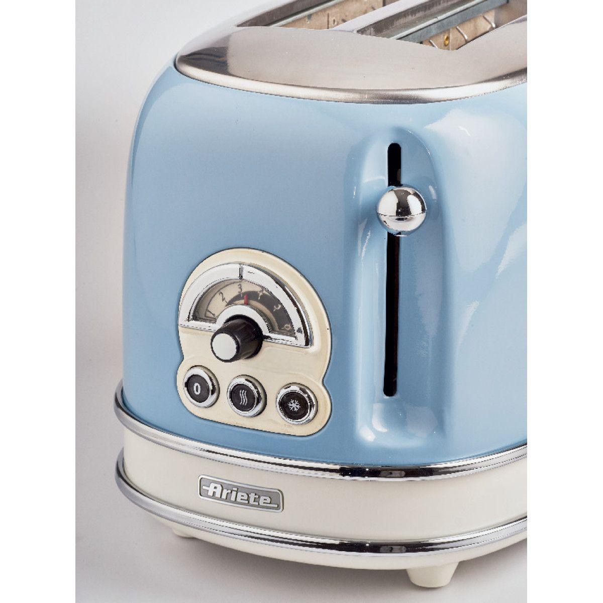 Torradeira ARIETE 0155/15 (810 W - 2 fatias - Metal - Azul-claro), miniatura 2