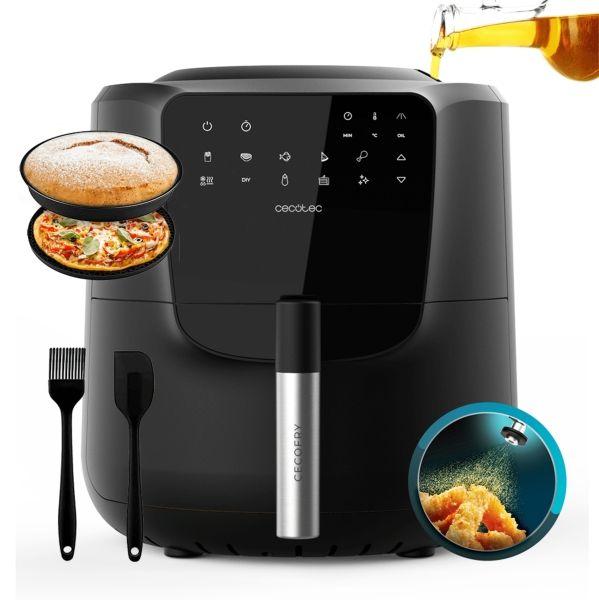 Fritadeira sem Óleo CECOTEC Cecofry Rain Pack (1550 W - 200 °C - 70 °C - Preto)