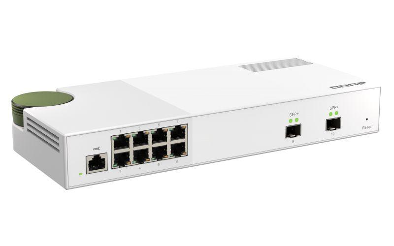 Switch Gerido QNAP QSW-M2108-2S (2.5G Ethernet - 80 Gbit/s - L2 - Cinzento) — miniatura 5