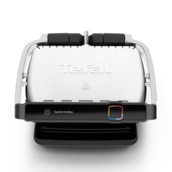Grelhador Elétrico TEFAL OptiGrill Elite GC750D30 (Prateado e Preto)