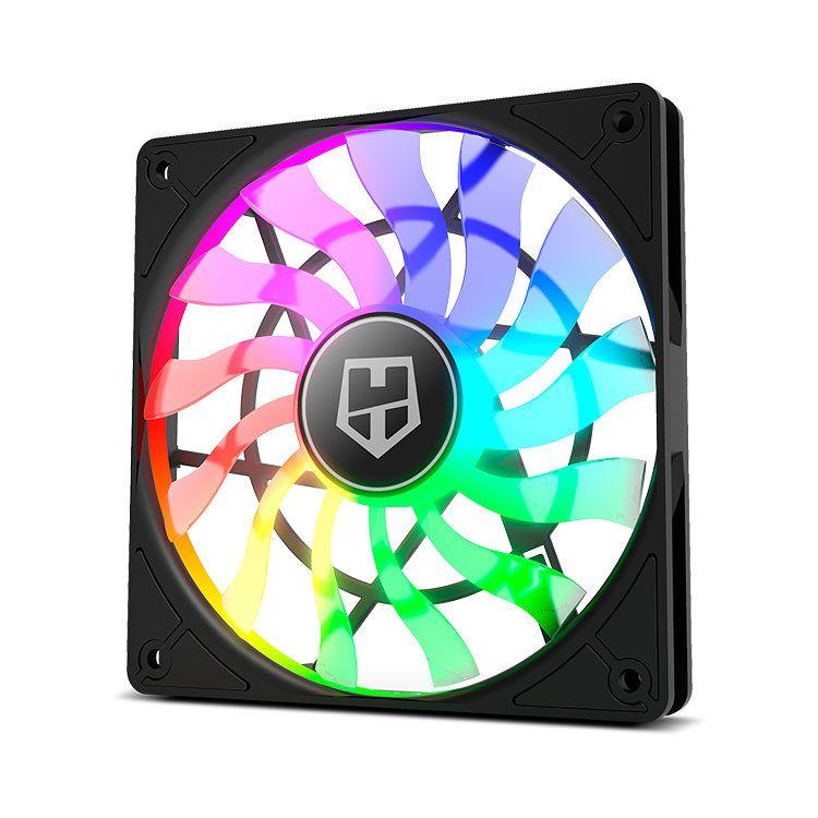 Ventoinha para Caixa de PC NOX Hummer Slim-Fan ARGB (Preto)