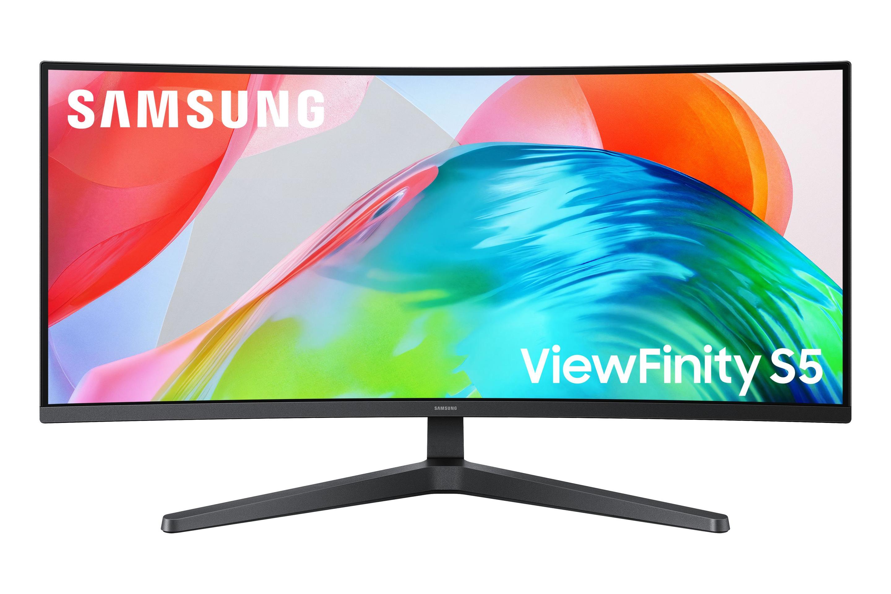 Monitor SAMSUNG ViewFinity S5 S34H550GAU (34" - VA - 120 Hz - Preto)