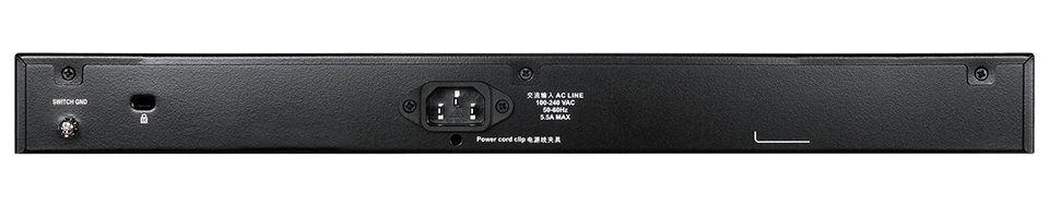 Switch Gerido D-LINK DGS-1510-28XMP/E (Gigabit Ethernet - 1,5 MB - 128 Gbit/s - Preto e Cinzento) — miniatura 3