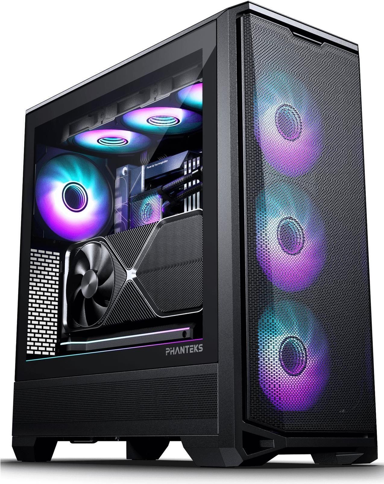 Caixa de Computador PHANTEKS Eclipse G400A (2,5" - Aço, vidro temperado - D-RGB multicolor - Preto)