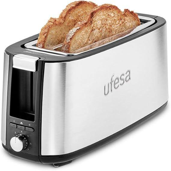 Torradeira UFESA Toastie Duo (1400 W - 2 fatias - Aço inoxidável - Prateado)