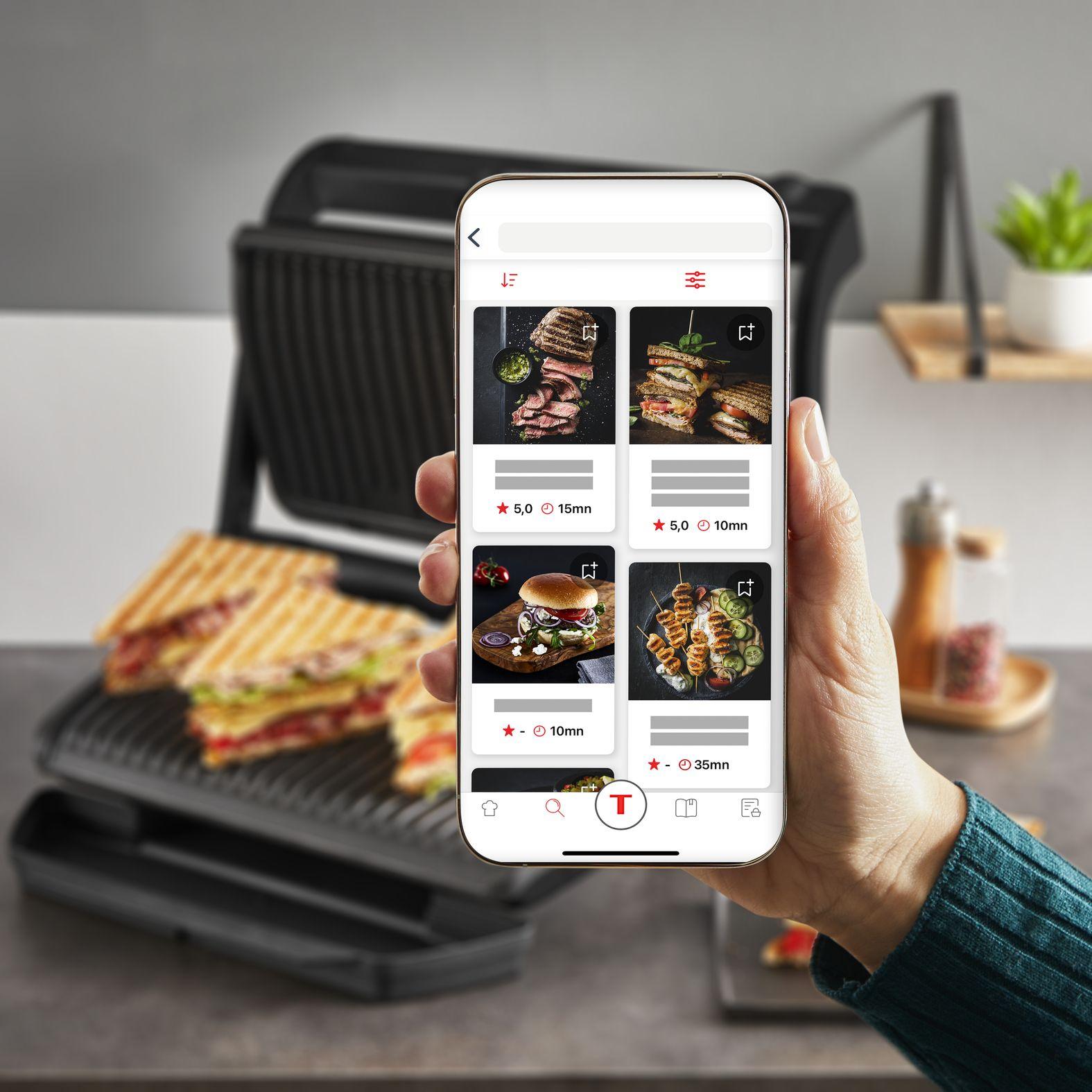 Grelhador de Contacto TEFAL Optigrill+ XL GC727810 (Altura 17,5 cm - Preto), miniatura 7