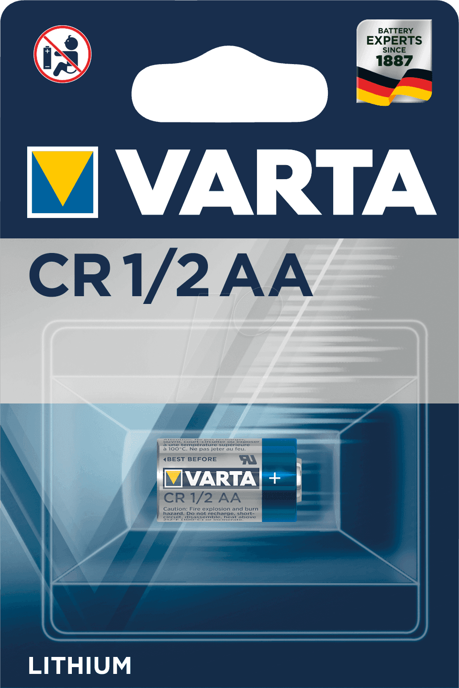 Pilha de Lítio VARTA CR1/2AA (3 V - 1 unidade)