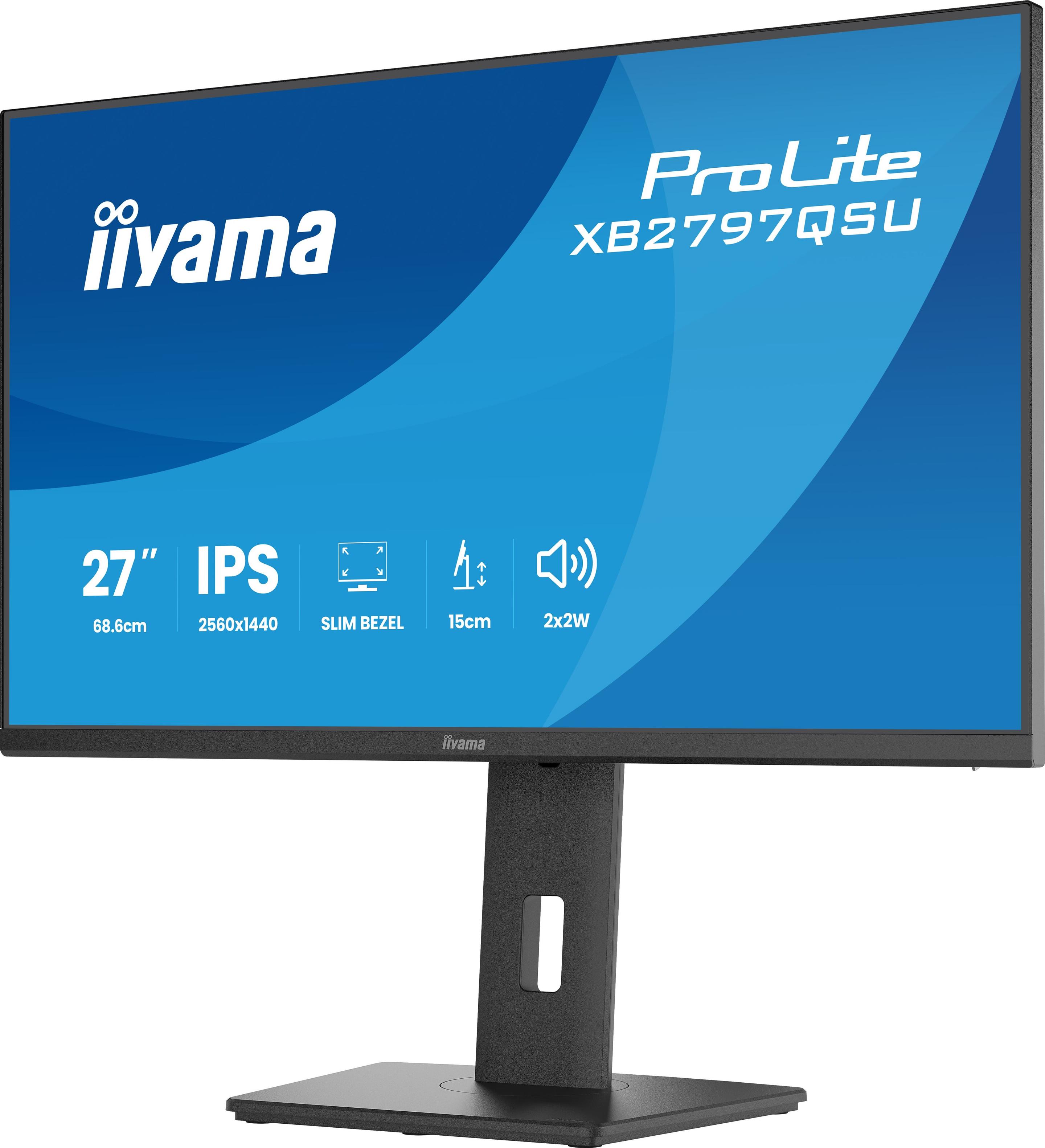 Monitor IIYAMA ProLite XB2797QSU-B1 (27" - IPS - 75 Hz - Preto) — miniatura 6