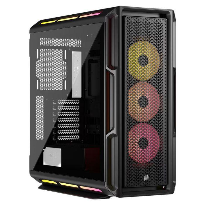 Caixa PC CORSAIR iCUE LINK 5000T LX RGB (2.5" - Plástico, aço, vidro temperado - Multicor - Preto), miniatura 2