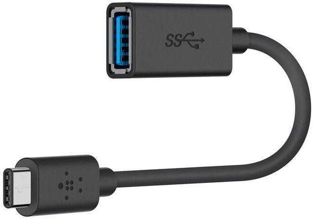 Adaptador USB-C para USB-A BELKIN F2CU036BTBLK (USB A - USB C - Preto) — miniatura 3