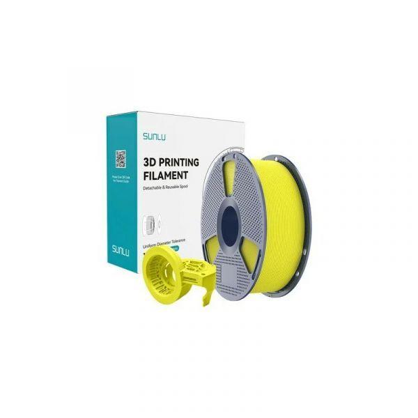 Filamento para Impressão 3D SUNLU PETG High-Speed Matte (Amarelo)