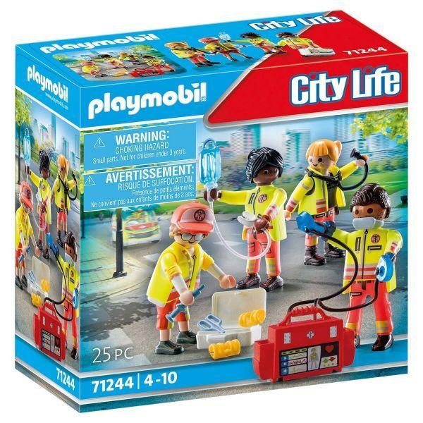 Conjunto de Resgate PLAYMOBIL City Life 71244 (City Life - 4 anos - Multicor), miniatura 2