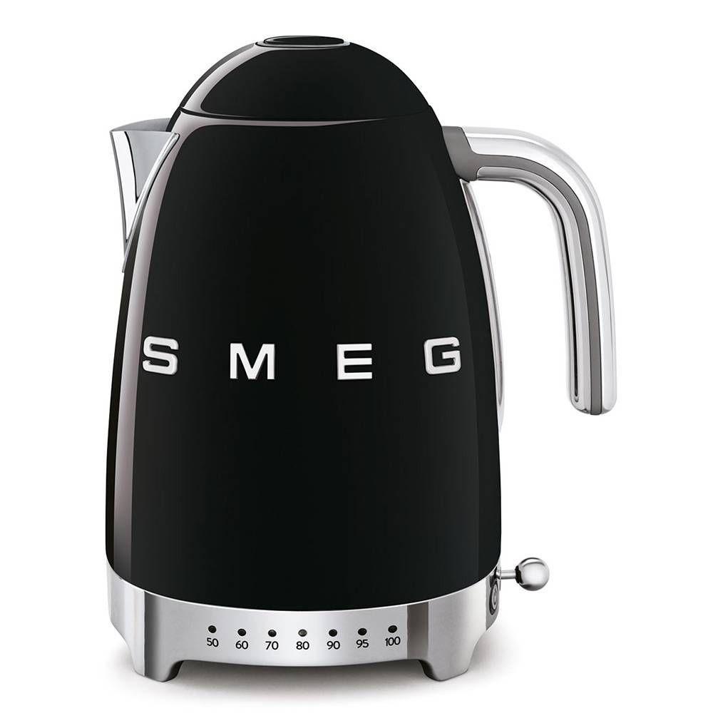 Jarro Elétrico SMEG KLF04BLEU (2400 W - 1,7 l - Aço inoxidável - Preto)