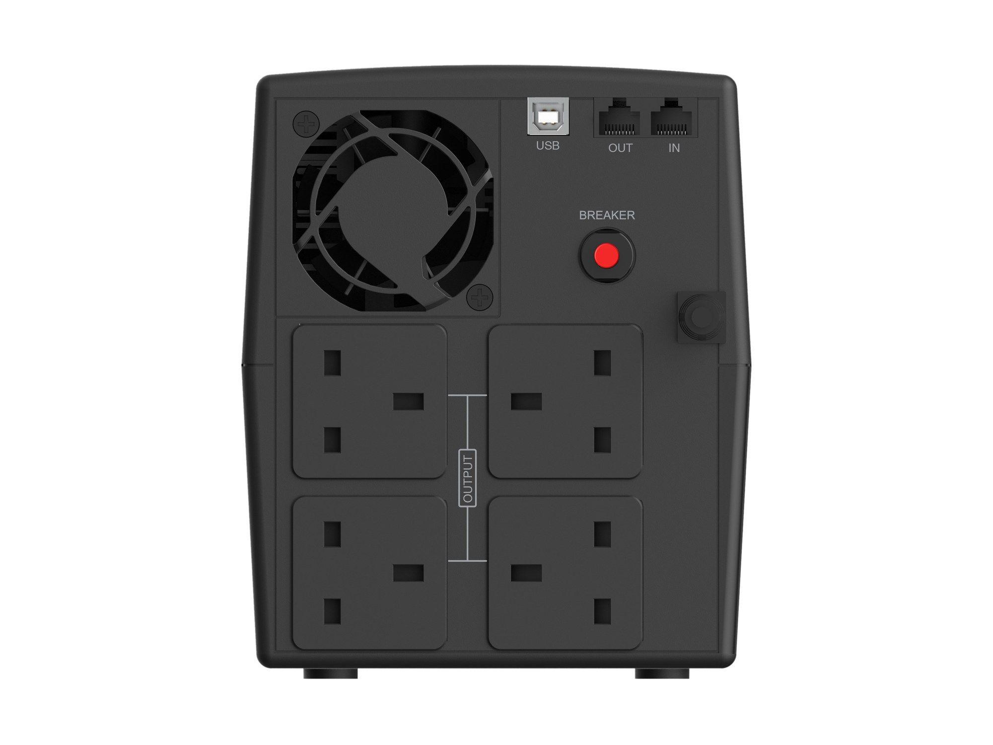 UPS CONCEPTRONIC ZEUS03G (Cabo USB - Preto), miniatura 2