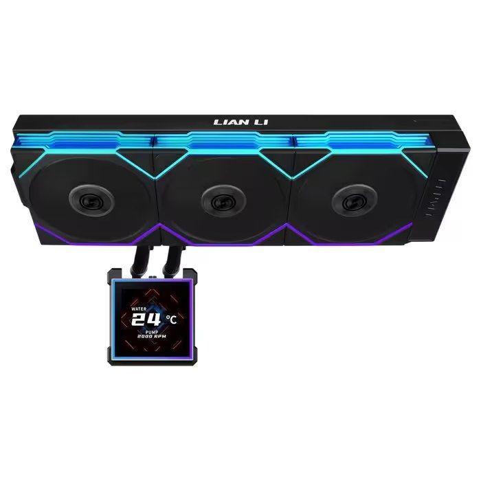 Kit de Refrigeração Líquida LIAN LI HydroShift II LCD-S 360TL Wireless (LGA 1700, LGA 1851, AM4, AM5 - Preto) — miniatura 2