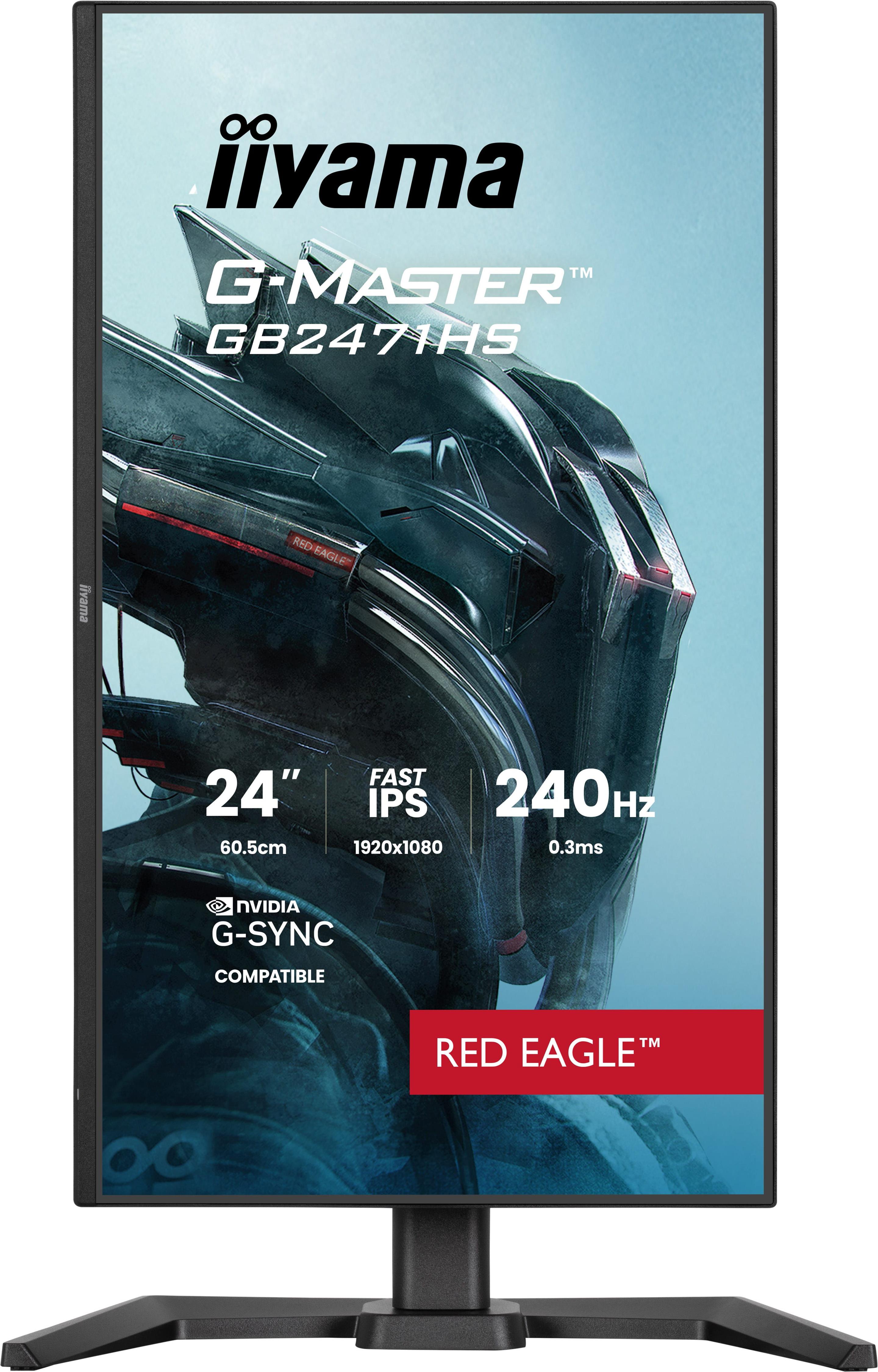 Monitor IIYAMA G-MASTER GB2471HS-B1 (23,8" - Fast IPS - 240 Hz - Preto) — miniatura 2