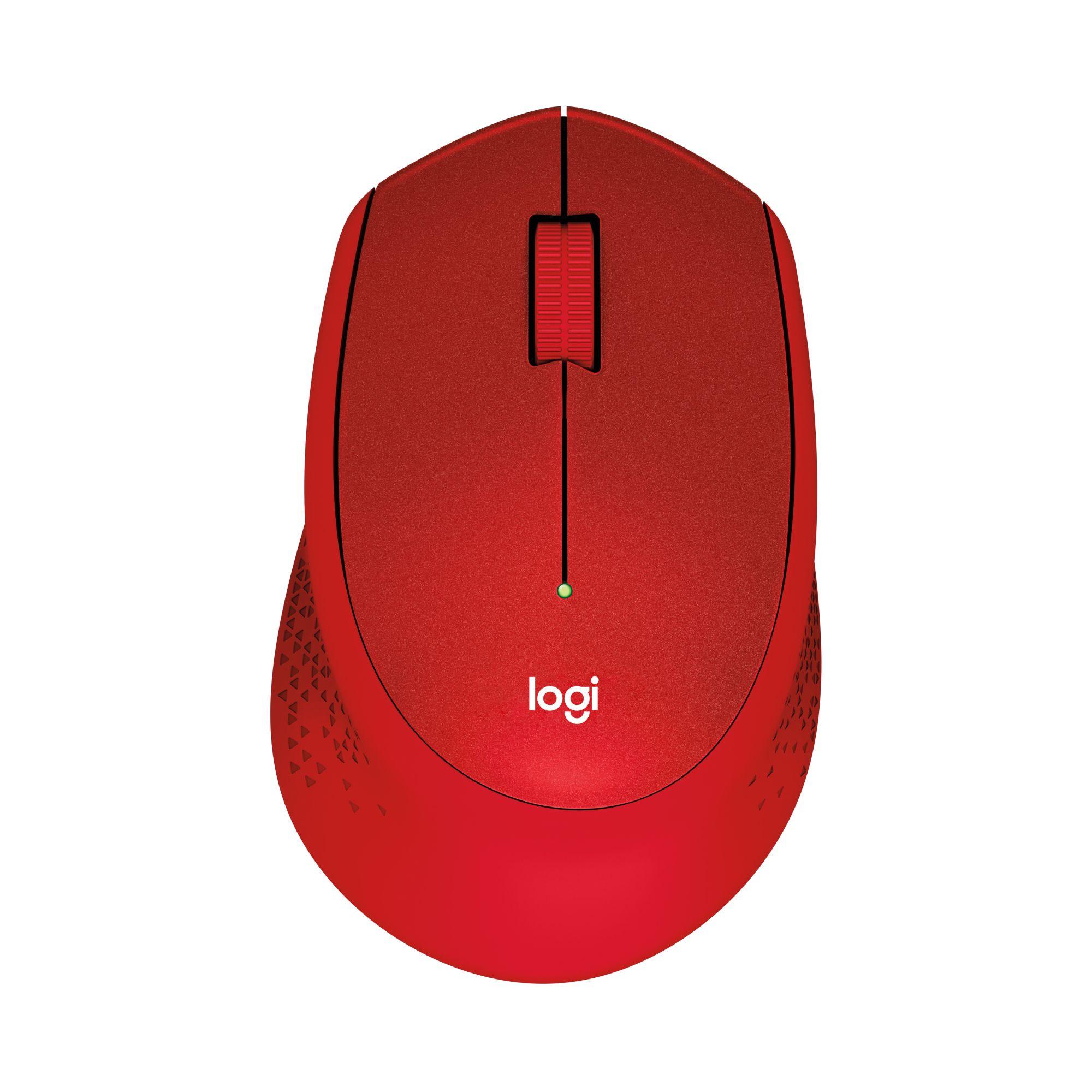 Rato LOGITECH M330 Silent Plus (Mão direita - 1000 DPI - Mecânico - Vermelho) — miniatura 7