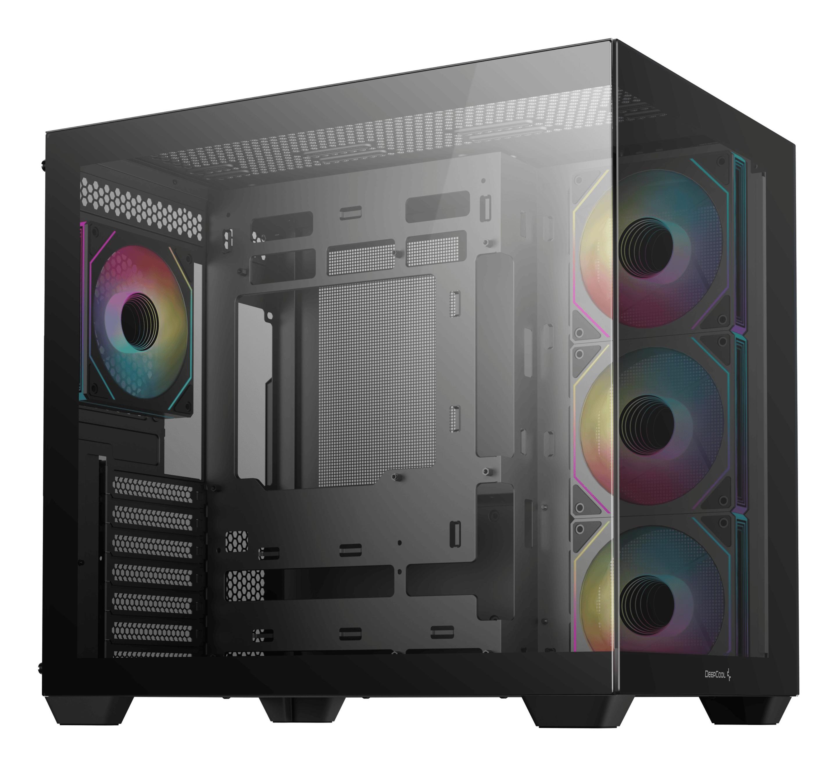 Caixa PC DEEPCOOL CG530 4F (ATX, ITX, micro ATX - ATX e PS2 - Midi Tower - Preto) — miniatura 4