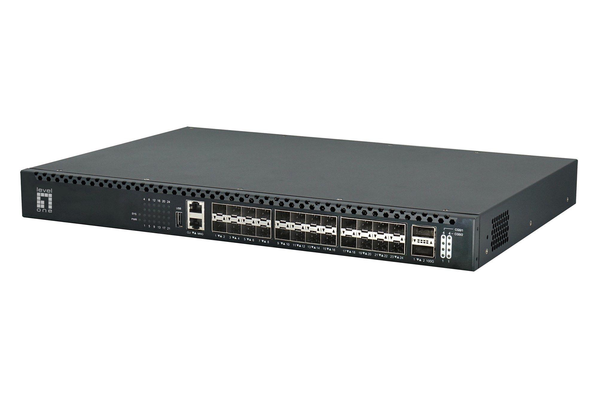 Switch de Rede Gerido L3 LEVEL ONE XQS-3126 (4,5 MB - 880 Gbit/s - L3 - Preto), miniatura 4
