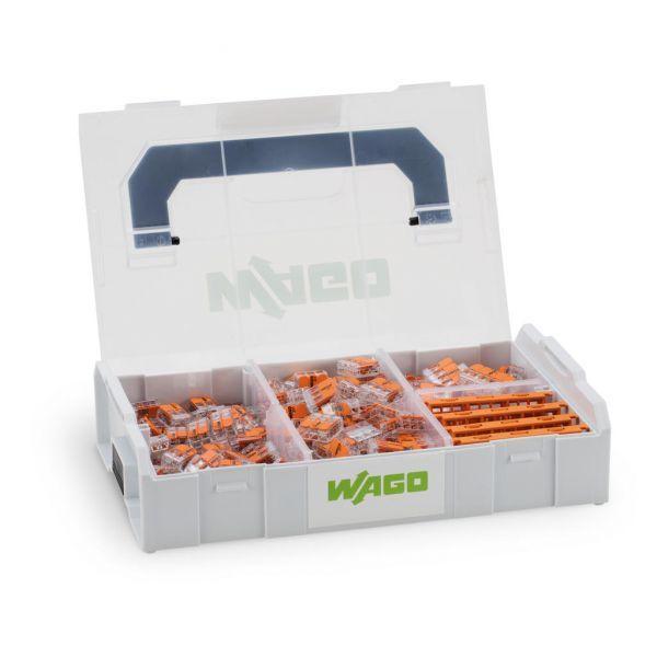 Conjunto de Bornes de Ligação WAGO Série 221 L-BOXX Mini (229 peças - 0,14–4 mm²)