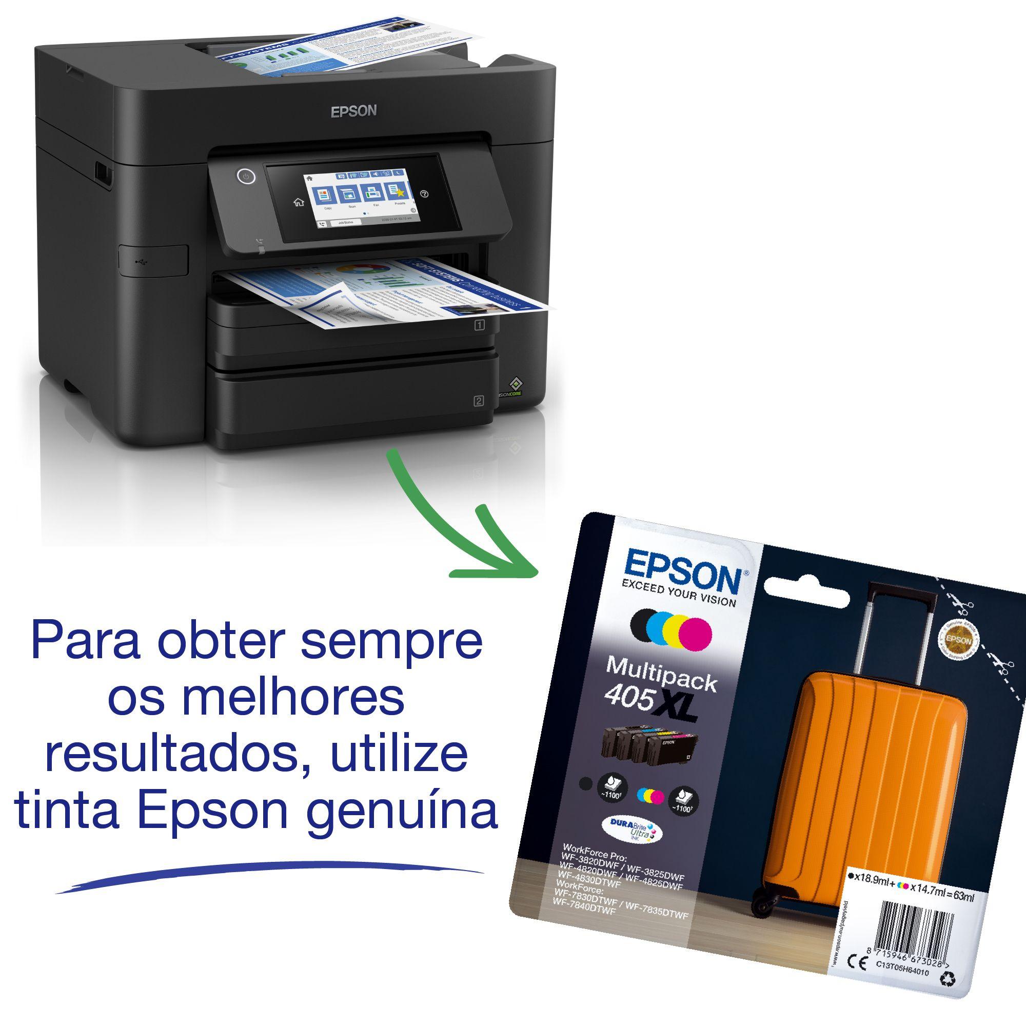 Impressora Multifunções EPSON WorkForce Pro WF-4830DTWF (A4 - Impressão a cores - 500 folhas - Preto) — miniatura 7