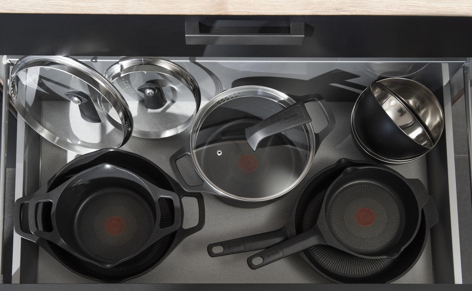 Caçarola TEFAL Robusto E24933 (Alumínio fundido - Preto), miniatura 9